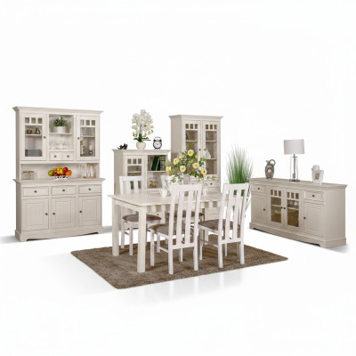 Anrichte Vitrine Buffet Schrank Design Landhaus Möbel Italienischer Stil Luxus