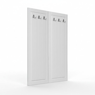Wand Garderobe Ständer Garderobenständer Diele Hacken Holz Aufhänger Landhaus