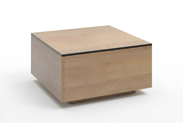 Beistell Tisch Couchtisch Echtes Holz Einrichtung Möbel Eiche 80x80cm Neu Tische