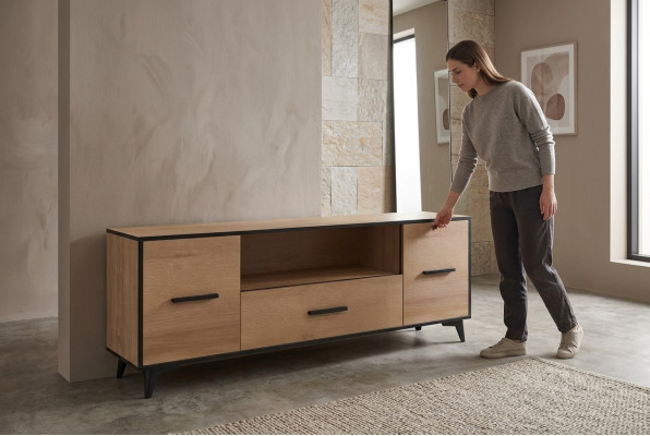 Side Low Board Schrank Wohn Zimmer Regal Luxus Designer rtv tv Anrichte Kommode