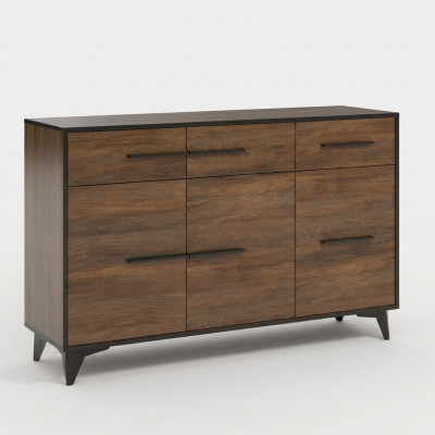 Kommode Designer Kommoden Kommodenschrank Schrank Design Holz Regal Braun