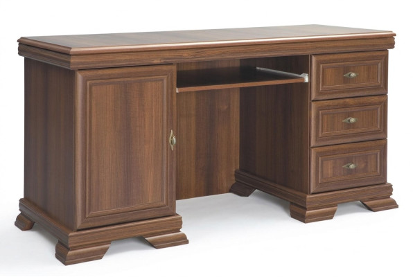 Tische Büro Handarbeit Vollholz Möbel Holz Büro Schreibtisch Klassischer Tisch