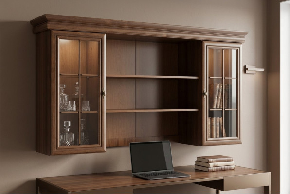 Schrank Landhaus Anrichte Konsole Regal Holz xl Buffet Kommode Kommoden Aufsatz