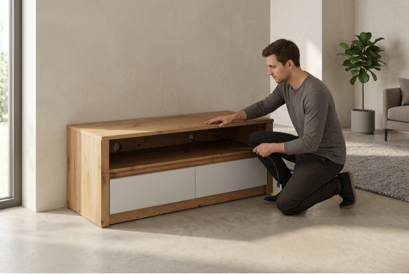Sideboards Highboard Kommode Kommoden Board Malta RTV Modernes Sideboard Tische