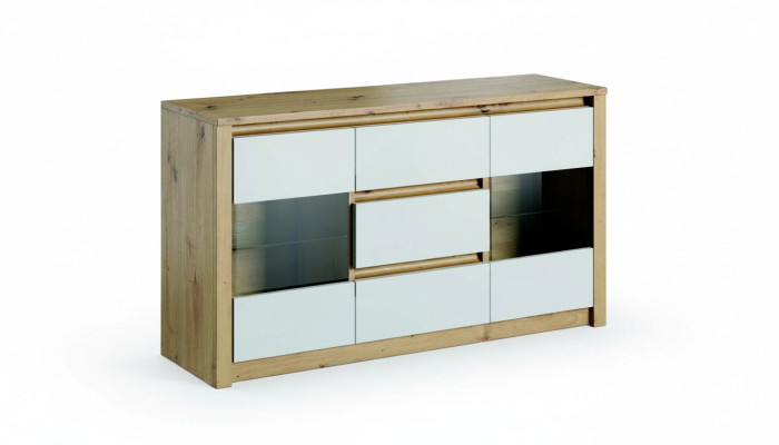 Wohnzimmer Regal Holz Luxus Möbel Designer Sideboard Anrichte Board Schrank Neu