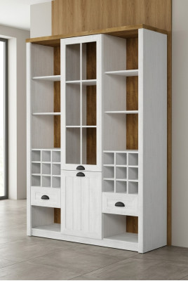 Vitrinen Glas Bar Schrank Haus Bücher Schränke Wand Regal Holz Vitrine Möbel xxl