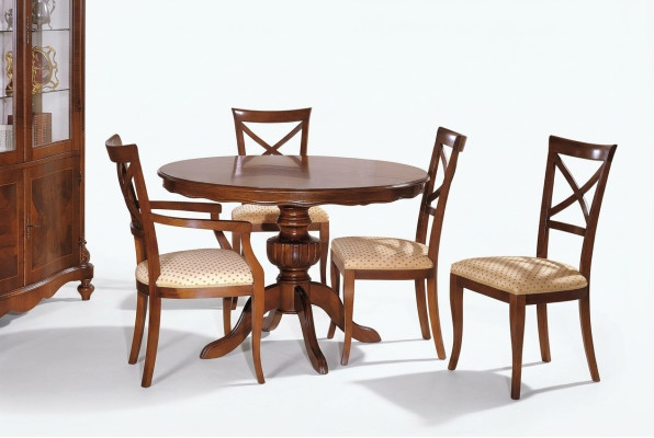 Echtholz Tisch Design Tische Holz Esszimmer Wohnzimmer klassisches Esszimmer neu