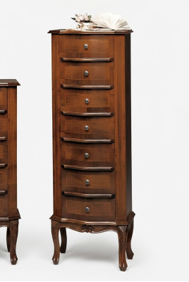 Kommode mit 6 Schubladen Sideboard weiß Anrichte holz Schubladenschrank Schrank