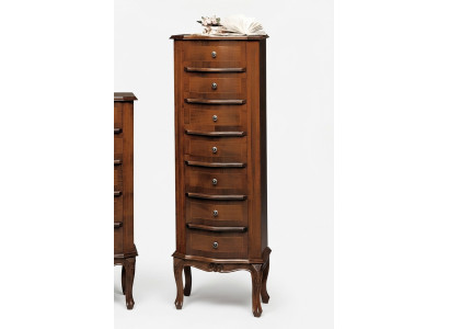 Kommode mit 6 Schubladen Sideboard weiß Anrichte holz Schubladenschrank Schrank