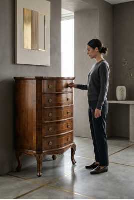 Hochschrank Kommode Möbel Aufbewahrung Regal Schrank Sideboard Holz Neu Kommoden