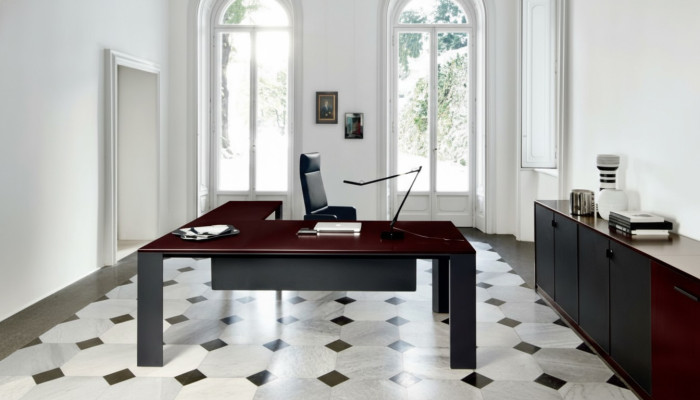 Design Schreibtisch Italienische Möbel Einrichtung Tisch Computermöbel Frezza