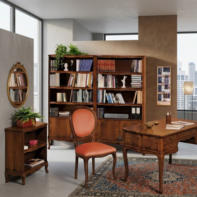 Büromöbel Set Büro komplett Bürotisch Büroschrank Massivholz Echtholz Italien