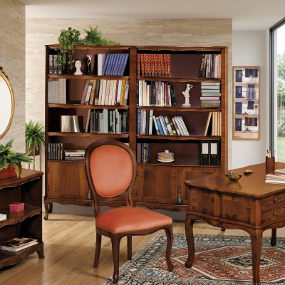 Bücherregal Holzregal Freistehendes Büroregal Elegantes braunes Bücherregal Neu