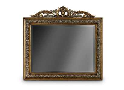 Klassischer Designer Spiegel Wandspiegel Quadratische Barock Gold Model BV1579O
