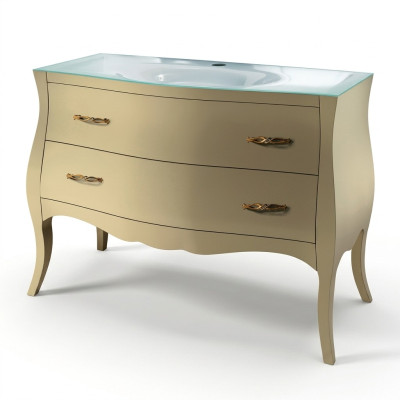 Waschtisch Klassischer Schrank Waschbecken Italienisches Badezimmer Unterschrank