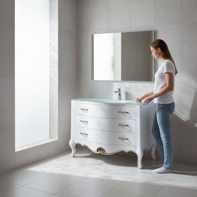 Waschtisch Klassischer Schrank Waschbecken Unterschrank Italienisches Badezimmer