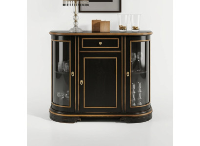 Vitrine Schrank Klassische Vitrinen Wohnzimmer Möbel Massiv Schränke Anrichte