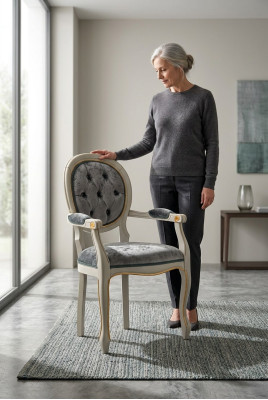 Braune Sessel Stuhl Design Polsterstuhl Stühle Esszimmerstuhl Bürostuhl Modern