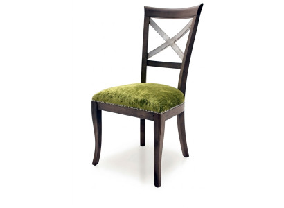 Design Stuhl Lehnstuhl Polster Moderne Esstisch Stühle Luxus Stoff Holz Möbel