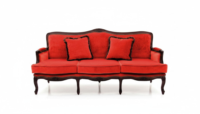 Klassisch Design Polster Luxus Sitz Sofa Couch Leder Textil 3 Sitzer Neu H5