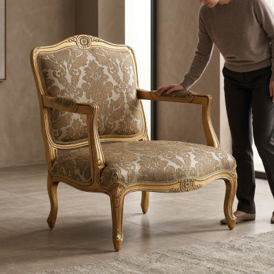 Klassische Möbel Luxus 1 Sitzer Sofa Neu Sessel Sofas Couch Klassisch Textil