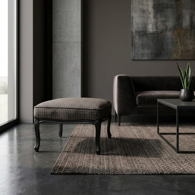 Textilhocker Hocker Polster Fußhocker Beistell Ottomane Chaise Lounge Farbwahl