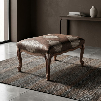 Polster Bank Fußhocker Ottomane Sitzhocker Sitzpouf Wohnzimmer Designer Hocker