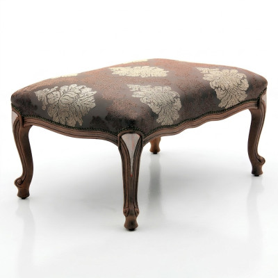 Polster Bank Fußhocker Ottomane Sitzhocker Sitzpouf Wohnzimmer Designer Hocker