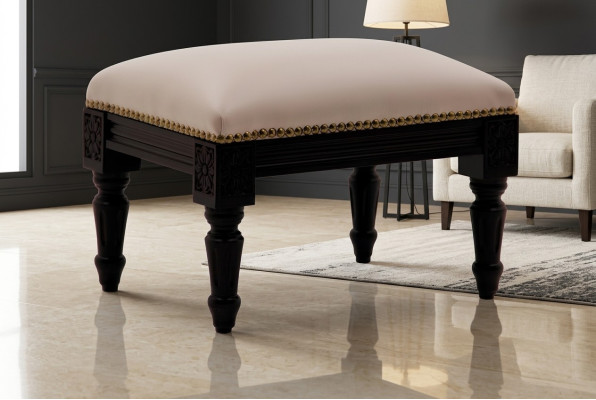 Designer Hocker Polster Wohnzimmer Bank Fußhocker Ottomane Sitzhocker Sitzpouf
