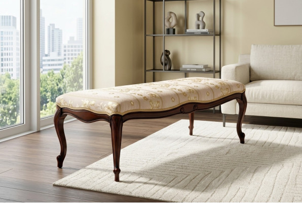 Fußhocker Ottomane Möbelhocker Hocker Pouf Chesterfield Polster Beistellhocker