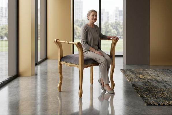 Ottomane Chaiselounge Sitzbank Samt Stoff 70x39 Hocker Fußhocker Beistellhocker
