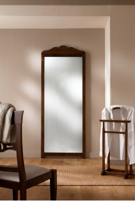 Klassischer Designer Echten Holz Rahmen XL Spiegel 84*3*205cm Spiegel Möbel Neu