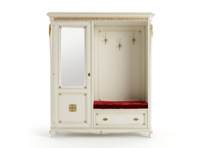 Kleiderständer Garderobe Massiv Holz Oberbekleidung Flur Spiegel Italienische