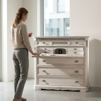 Wohnzimmer Einrichtung Sideboard Anrichte Schrank Kommode Möbel Italienische