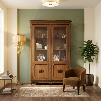 Möbel Echtes Holz Sideboard Designer Luxus Holz Vitrine Anrichten Italienische