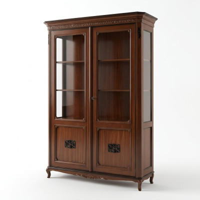 Möbel Echtes Holz Sideboard Designer Luxus Holz Vitrine Anrichten Italienische