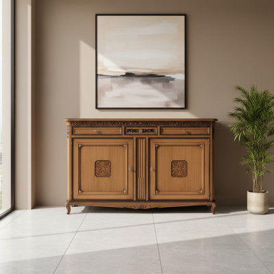 Design Kommode Schränke Kommoden Regal Regale Holz Side Board Schrank Massivholz