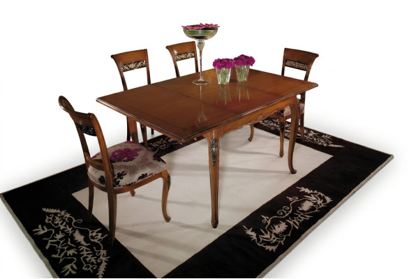 Esstische Möbel 110x110cm Tische HolzZimmer Design Esstisch Holz Tisch Klassisch