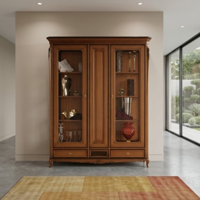 Vitrine Regal Bücherschrank Wohnwand Schrank Möbel Regale Schränke Wand Möbel