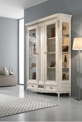 Design Anrichte Italienische Möbel Sideboard Designer Luxus Holz Vitrine Schrank