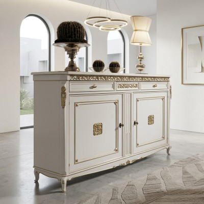 Esszimmer Schränke Landhaus Anrichte Freistehend Holz Möbel Buffet Schrank Neu