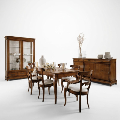 Esszimmer Set Essgruppe Tisch Tische 9 tlg Komplettset Esstisch 6 Stühle Gruppe