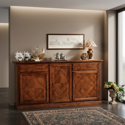 Kommode Schubladen Holz Sideboard Schrank Schränke Massiv Kommoden Wohnzimmer