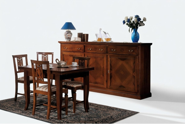 Buffetschrank Anrichte Neu Sideboard Anrichte Schublade Vitrine Wohnzimmer Holz
