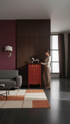 Holz Schrank Möbel Kommode Anrichte Sideboard Braun Kommoden Sideboards Massiv