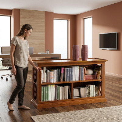 Möbel Bücherregal Möbel Büro Einrichtung Bücherschrank Schrank Regal Echtholz
