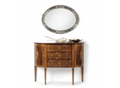 Kommoden Italienische Möbel Massiv Spiegel 2tlg Kommode Sideboard Schrank Holz