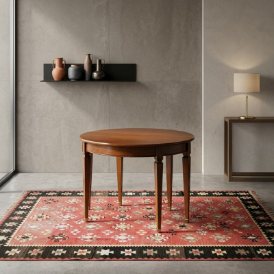 Esstisch Luxus Rund Tisch Massiv Holz Italien Neu Esszimmer Tische Runde Möbel