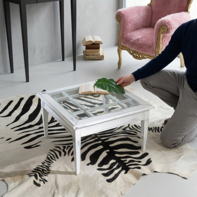 Tisch Klassischer Couchtisch Sofa Tische Möbel Wohnzimmer Couchtische Weisser