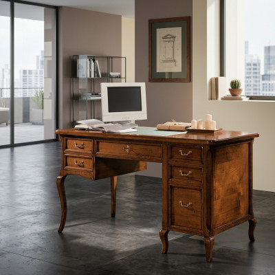 Büro Möbel Design Einrichtung Antik Holz Tisch Sekretär Schreib Tische Office